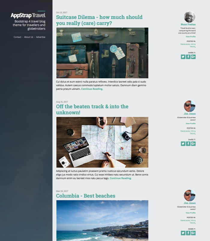 demo-travel-blog page thumbnail