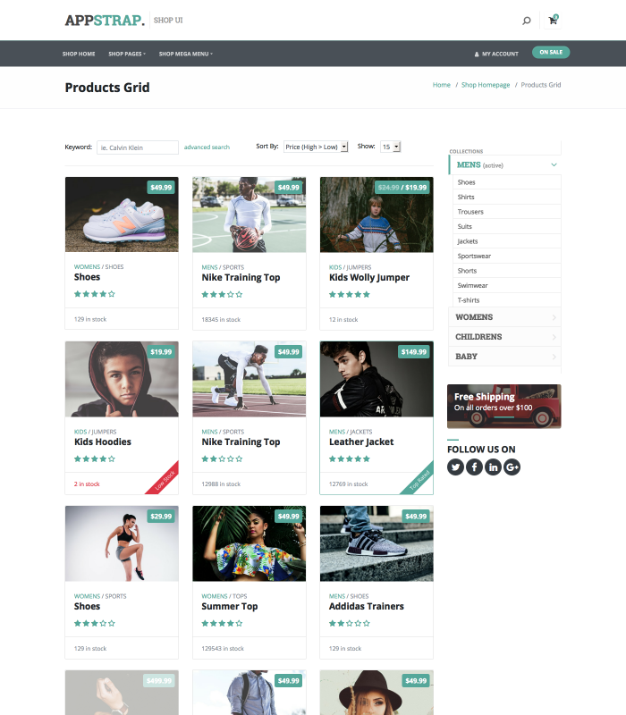 shop-grid page thumbnail